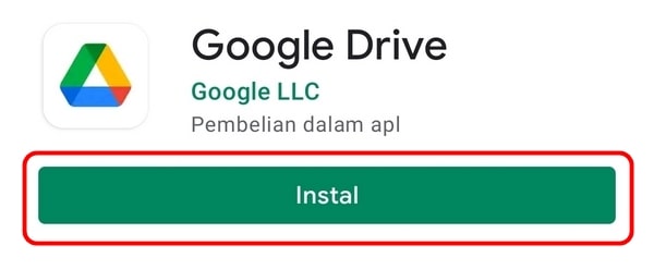 Aplikasi Google Drive