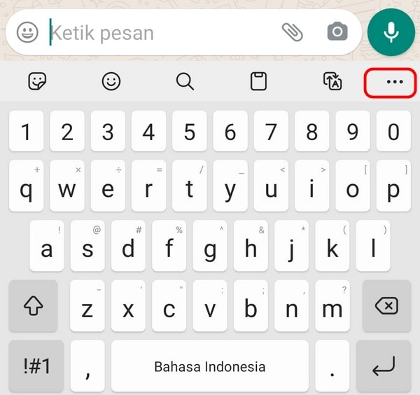 cara menulis Arab di HP