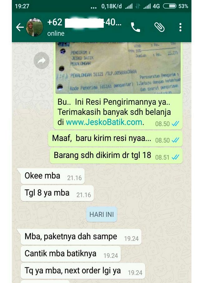 contoh testimoni