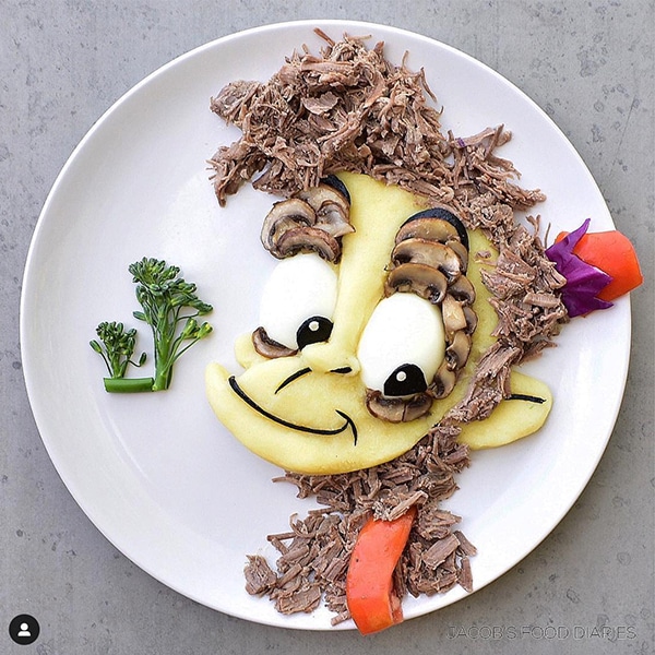 Instagram mom Laleh Mohmedi turns her kid’s meals into edible food art. See her latest creations and how to recreate them in your home kitchen.