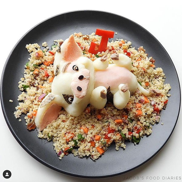 Instagram mom Laleh Mohmedi turns her kid’s meals into edible food art. See her latest creations and how to recreate them in your home kitchen.