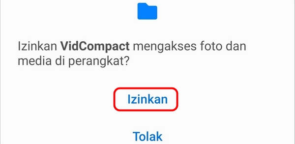 izin akses vidcompact