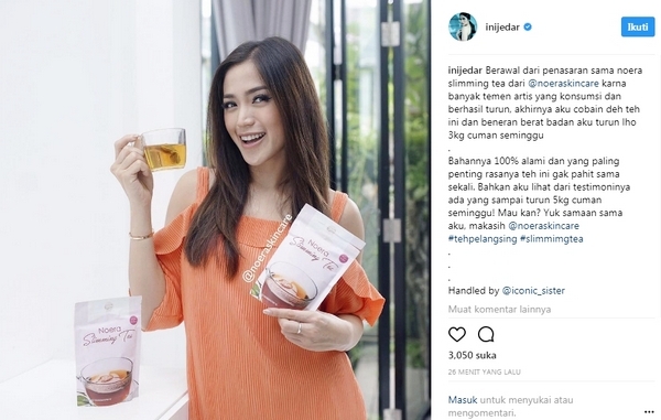 Jesica Iskandar ratu endorse