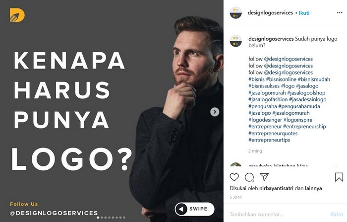 Jual Jasa Desain di Instagram