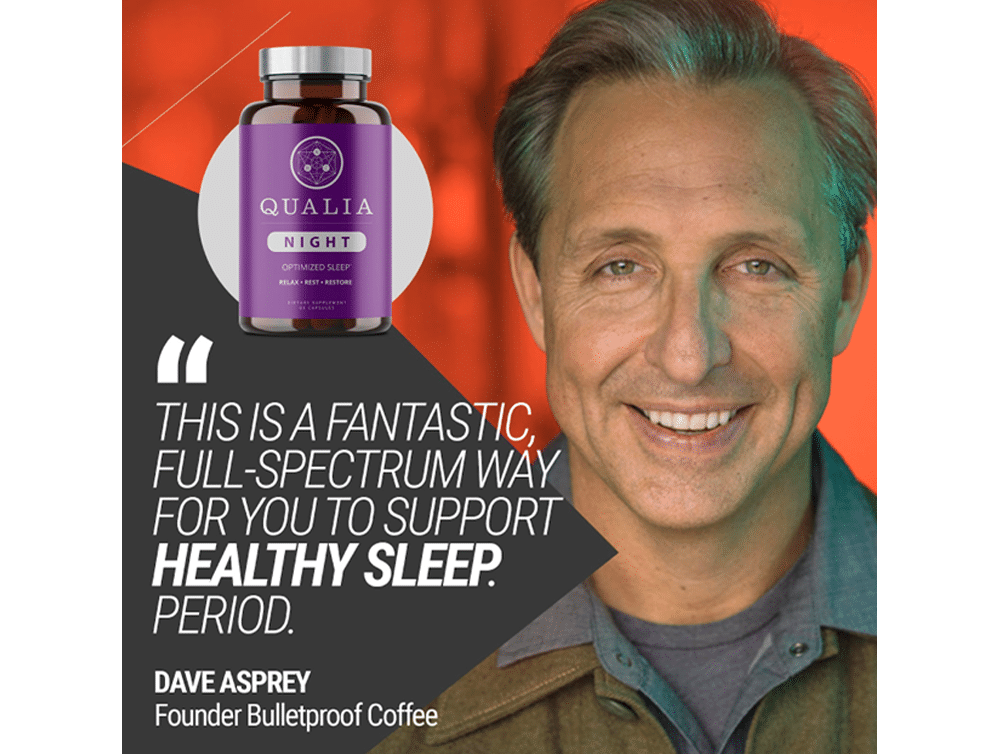 Dave Asprey promoting Qualia Supplement 