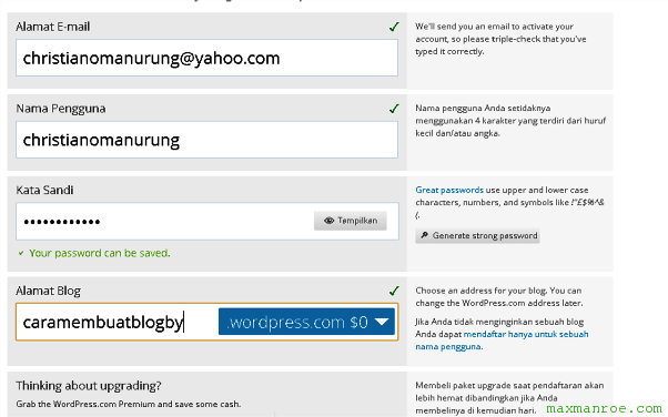 Membuat blog di WordPress